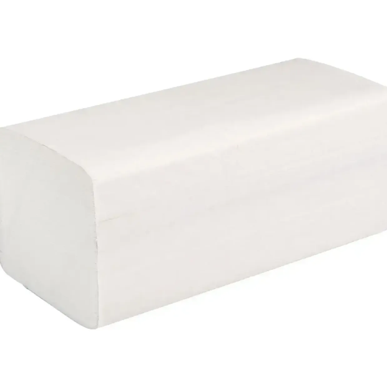 Håndklædeark - Abena Care-Ness Excellent 2-lags V-fold 21x25cm hvid 190 ark pr pakke - 20 pakker