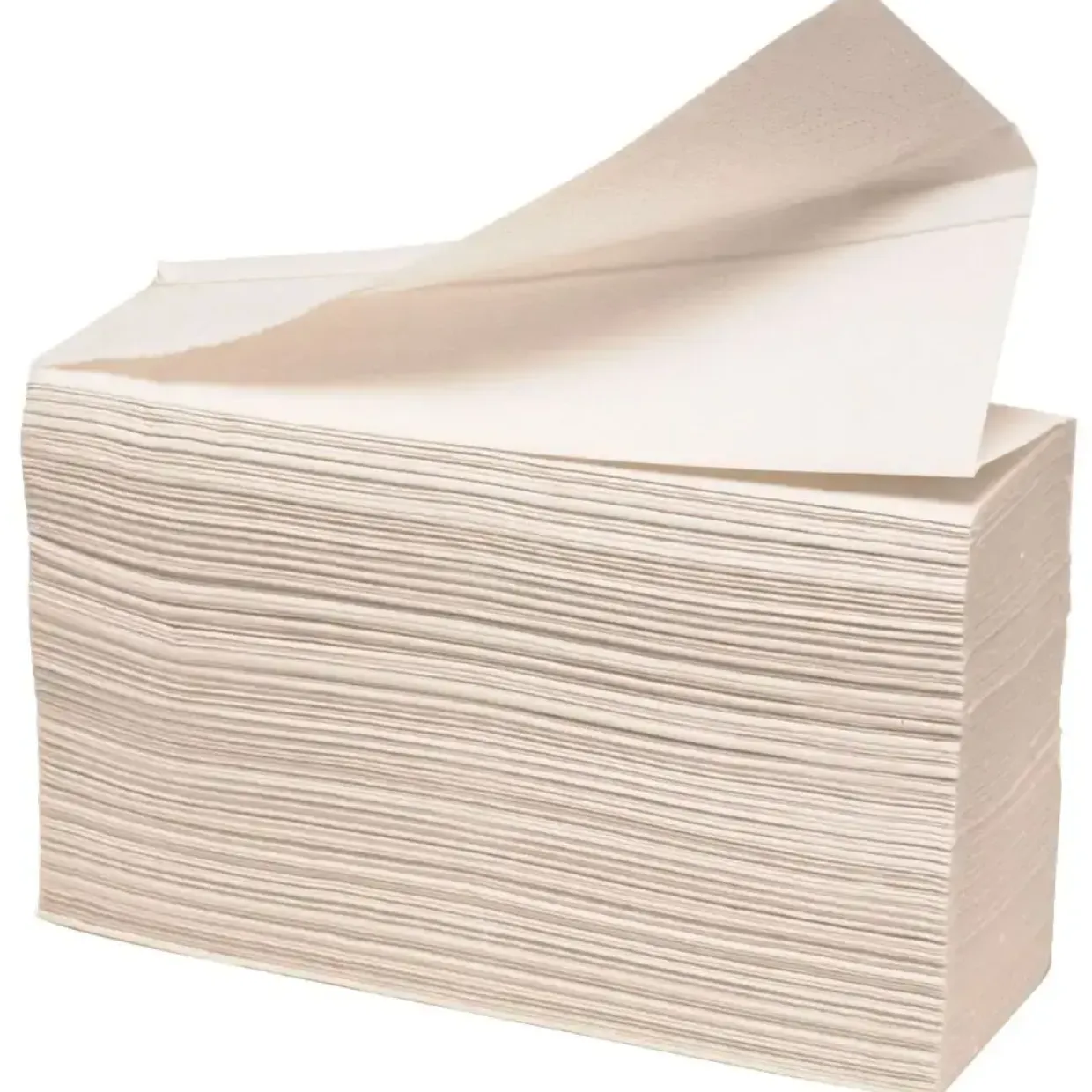 Håndklædeark - ABENA Care-Ness 2-lags W-fold 32x20,3cm - Hvid - 100 ark - 20 pakker