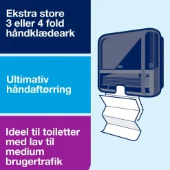 Håndklædearkholder Tork 552108 H2 Mini Xpress - sort