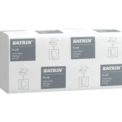 Håndklædeark - Katrin 35311 Plus - 2-lags - V-fold - Hvid - 200 ark - 20 pakker
