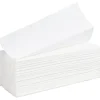 Håndklædeark - 2-lags W-fold - 34 x 22 cm - Hvid - 100% nyfiber - 35 pakker