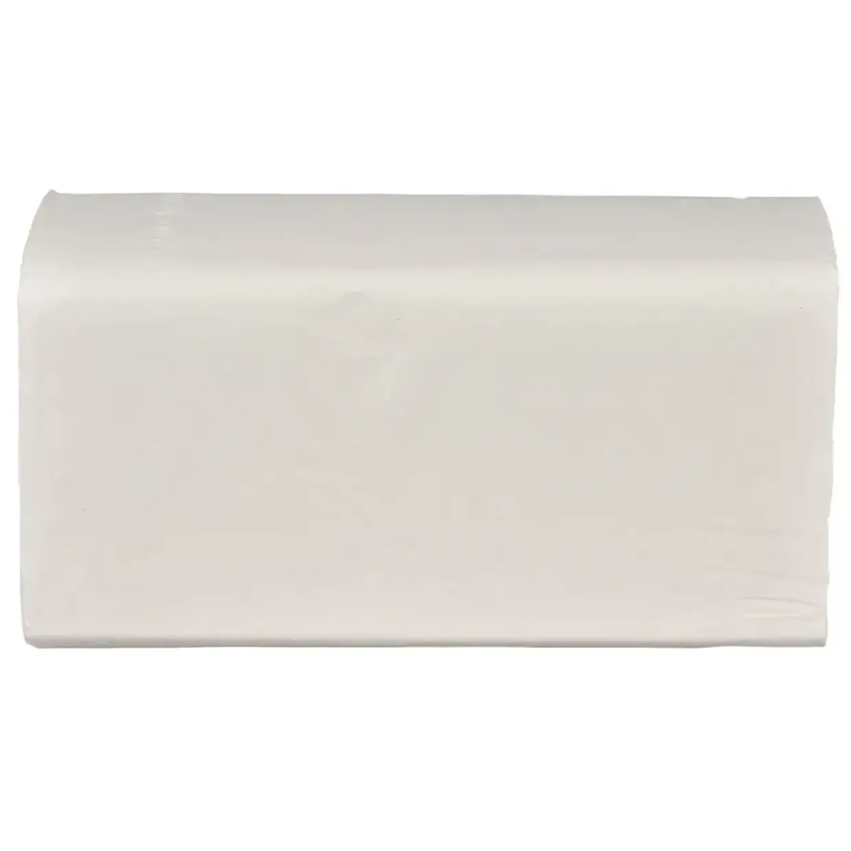 Håndklædeark, neutral, 2-lags, V-fold, 21x20,5cm, hvid, 100% nyfiber - 200 ark pr pakke - 20 pakker