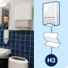 Håndklædeark Tork 290163 Advanced H3 zig-zag 2-lags hvid - 250 ark pr pakke - 15 pakker