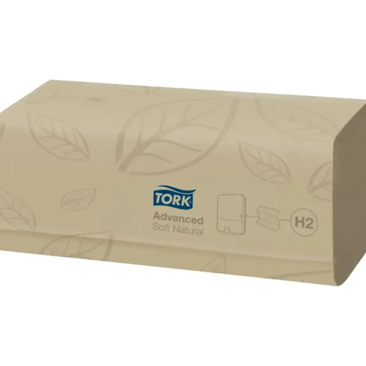 Håndklædeark Tork 130299 Xpress H2 Advanced 2-lags Z-fold 21,3x24cm 8 cm nature - 3780 stk