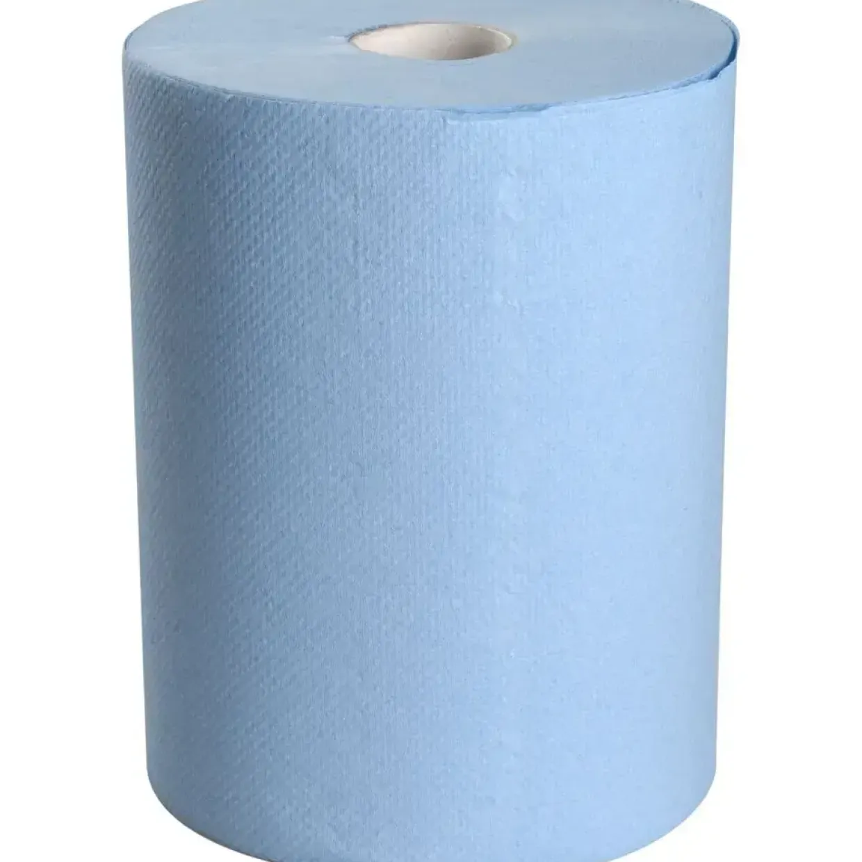 Håndklæderulle, ClassEur, 2-lags, 100m x 20,3cm , Ø19cm, blå, blandingsfibre, autocut - 6 ruller