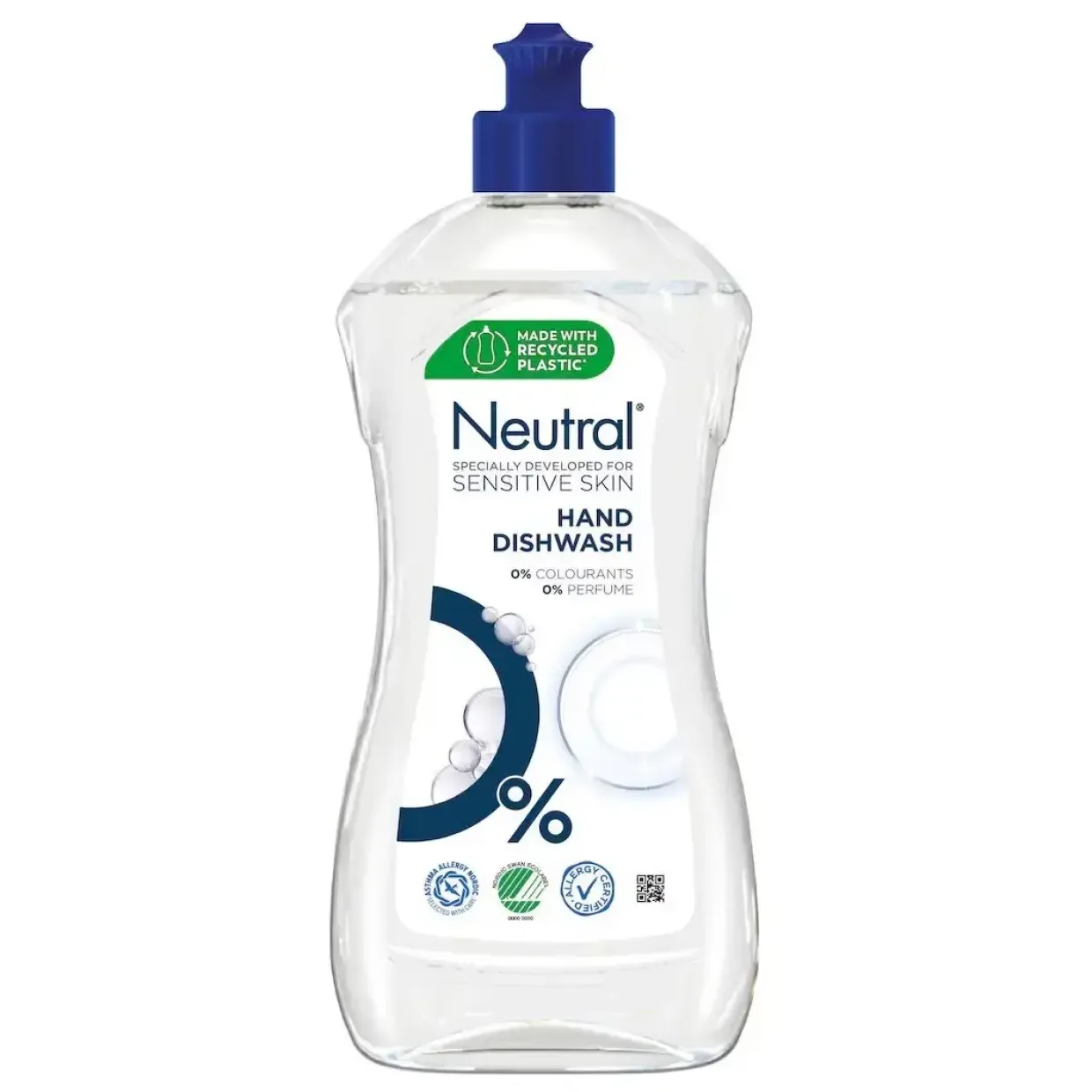 Håndopvask Neutral Opvask 500ml Svane/Allergimærket uden Farve/Parfume - 12 fl x 500 ml/krt
