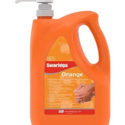 Håndrens, SC Johnson Swarfega Orange, 4000 ml, med farve parfume og pumpe
