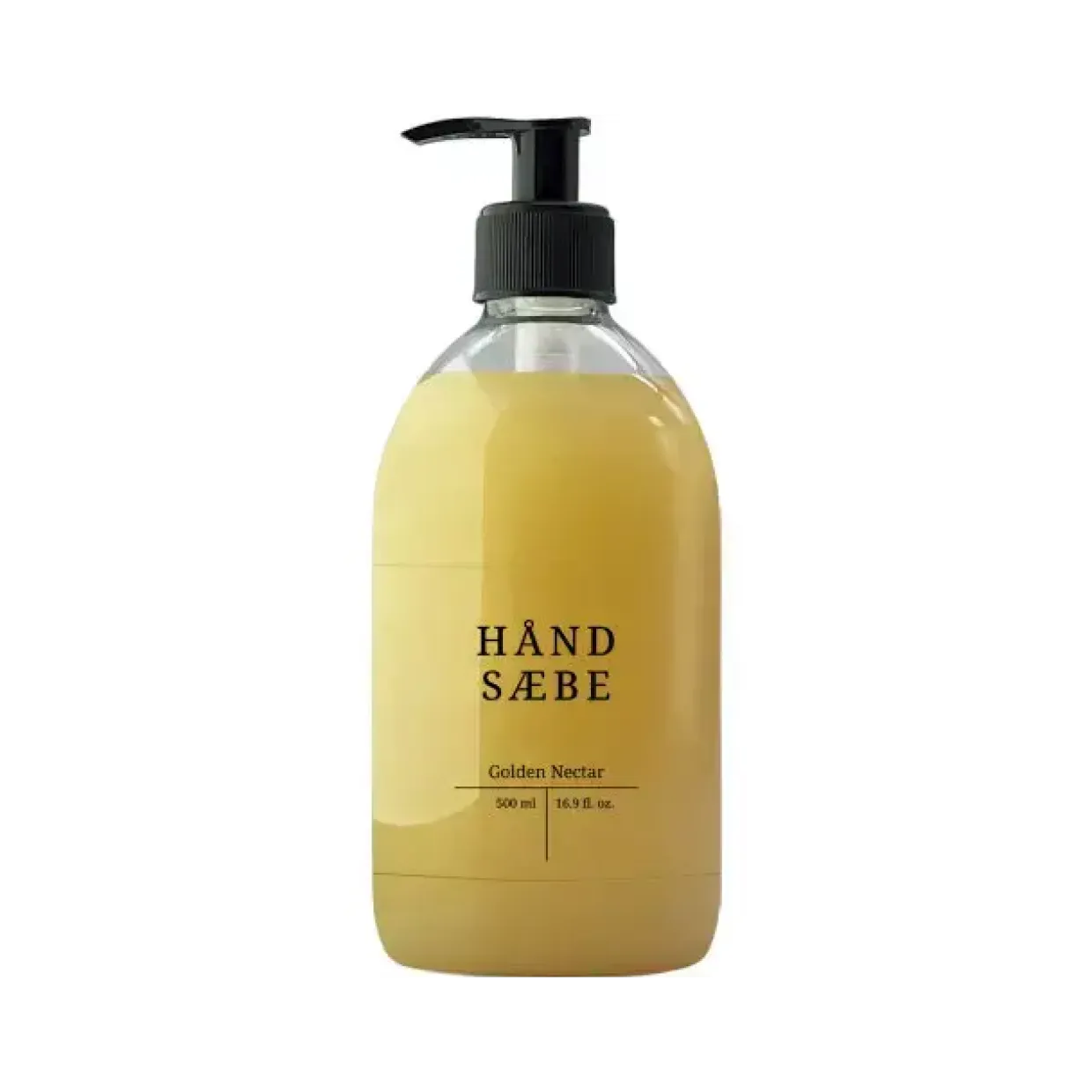 Håndsæbe Golden Nectar 500ml med sort pumpe - 8 stk