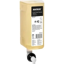 Håndsæbe, Katrin Natural, 1000 ml, uden farve og parfume, flydende,0,6 ml pr. dosering - 6 stk