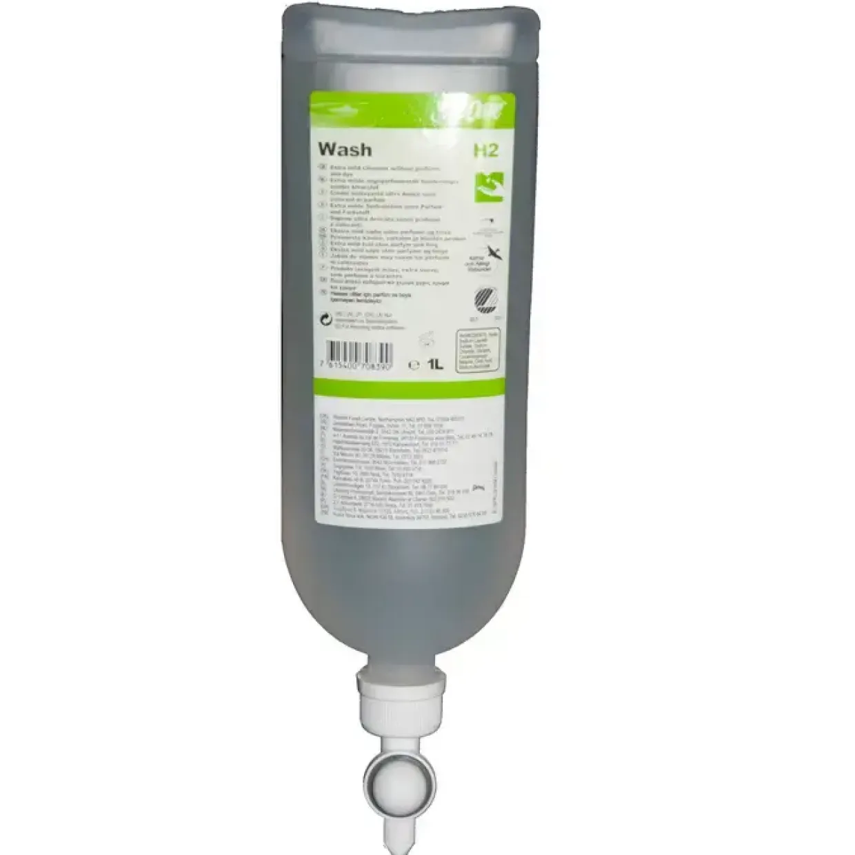 Håndsæbe Soft Care Wash H2 - 1 liter - 6 stk