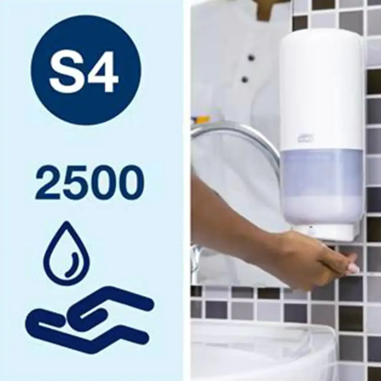 Håndsæbe Tork 520201 S4 Clarity uden parfume 1000ml - 6 stk