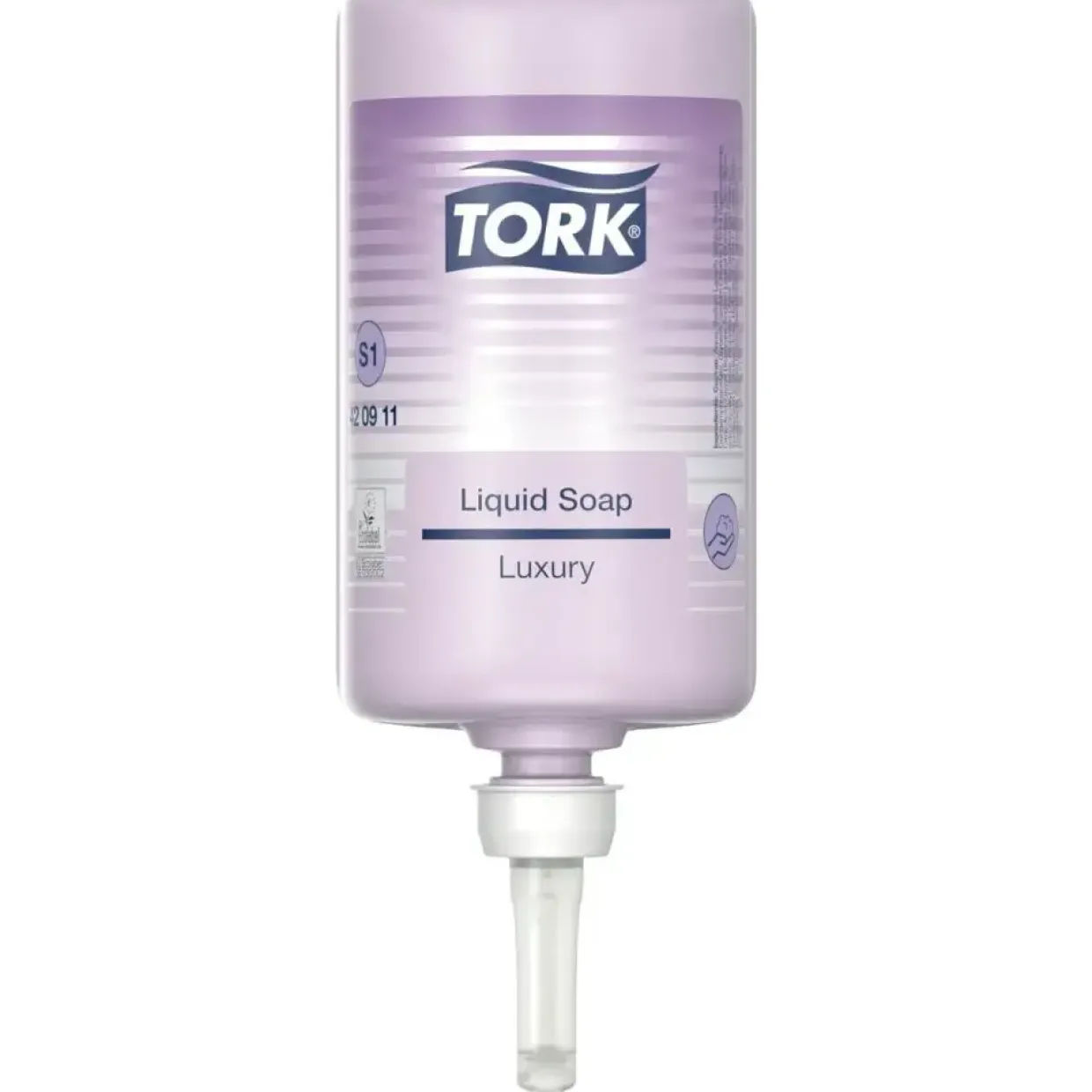 Håndsæbe Tork 420911 S1 Premium 1000 ml med farve og parfume flydende 1,0 ml pr. dosering - 6 stk