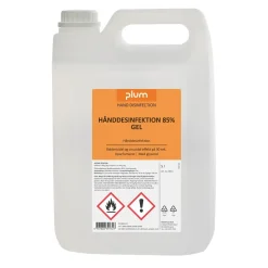 Håndsprit gel 85% Plum Desinfector - 5 liter