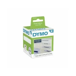 Hængemappetiketter - Dymo 99017 hvid 12x50 mm - 220 stk