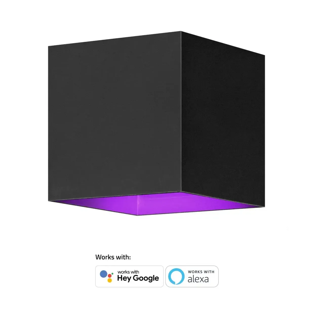 Hombli Smart Outdoor Wall Light, Black