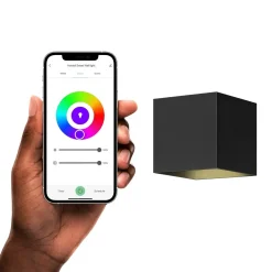 Hombli Smart Outdoor Wall Light, Black