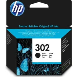 HP 302, Blækpatroner, Sort, 190 sider