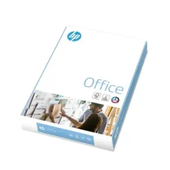 HP, Office, hvid, Eur palle, Kopipapir træfri ECF, 80g/m2, 420mm x 297mm, A3 Bred bane, pakke a 500 - 5 stk