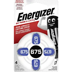 Høreapparat batteri Energizer Hearing Aid Zinc Air 675 Battery (4 pack) - Køb minimum 6 stk.