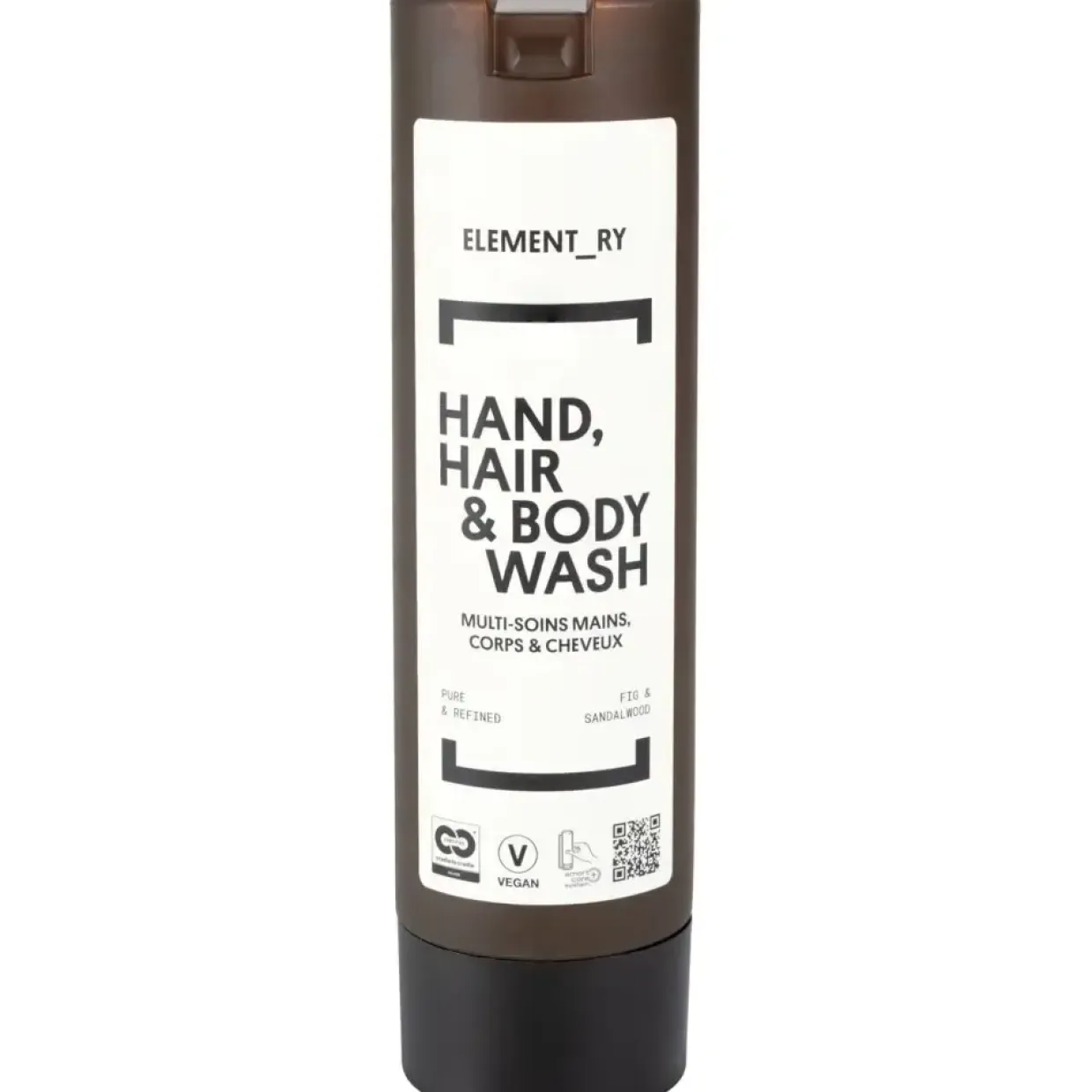 Hår, hånd og bodyshampoo, Element_ry, 300 ml, Smart Care System, med parfume, uden farve - 30 stk