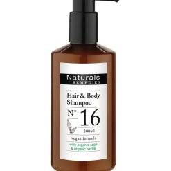 Hår og bodyshampoo Naturals Remedies 300 ml pump dispenser (refil) - 12 stk