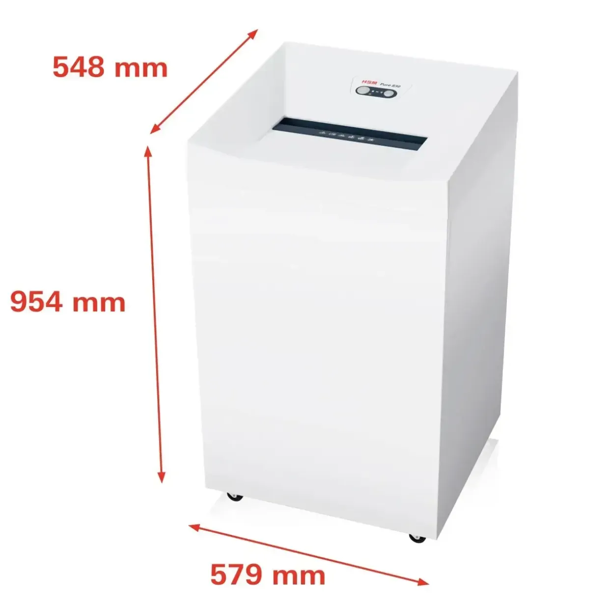 HSM Pure makulator 830 P4 4,5x30 konfetti
