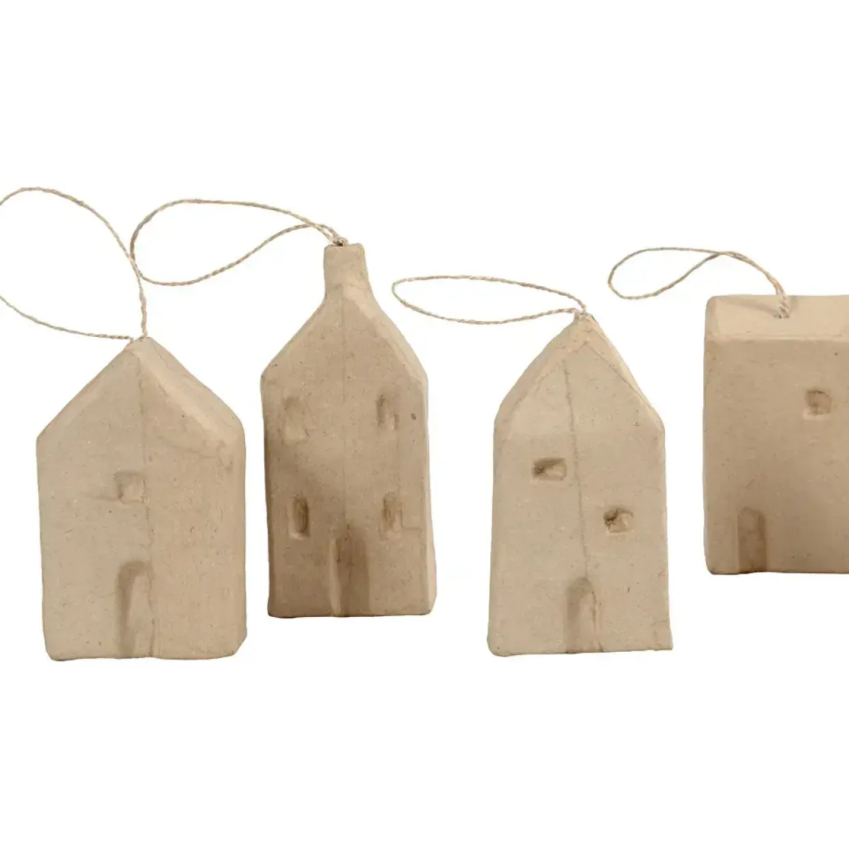 Huse, H: 9,5-12 cm, B: 5,5-6,5 cm, 4stk., dybde 3 cm