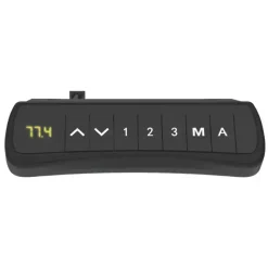 Hæve-sænkebord DNA, Birk 2000x1800 mm Venstre 3-ben/Alugrå