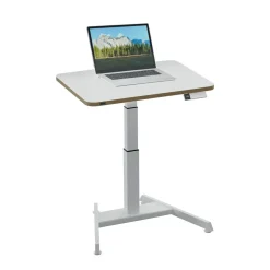 Hæve-sænke bord - Leitz Ergo Small - Elektrisk - 80x60 cm - Hvid