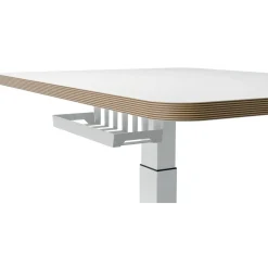 Hæve-sænke bord - Leitz Ergo Small - Elektrisk - 80x60 cm - Hvid
