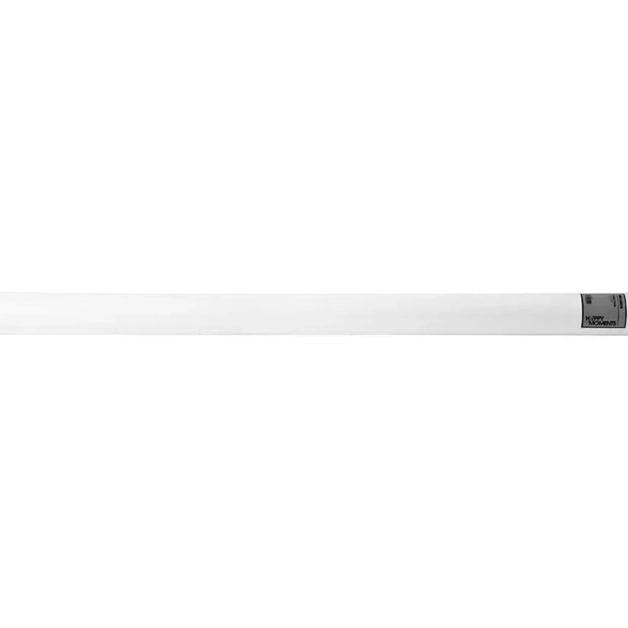 Hvid dug af syntetiske fibre - 125 cm x 10 meter