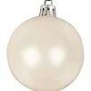 Hvide julekugler, perlemor, 6 cm perlemor - 20 stk.