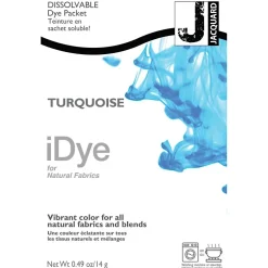 iDye Naturtekstiler, turkis, 14 g/ 1 pk.