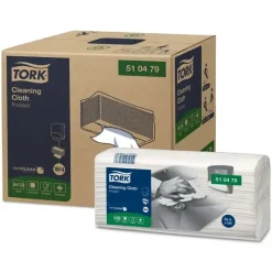Industriaftøring ark, Tork 510479, W4, 1 lag, hvid, 355mmx415mm, æske a 480 ark