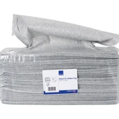 Industriaftørring, ABENA, 1-lags, interfold, 42x35cm, 10,5 cm, grå, nonwoven - 600 stk
