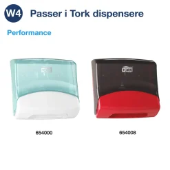 Industriaftørring Tork 473179 W4 1-lags 41,5x35,5cm 10,8 cm nonwoven 75 stk pr pakke - 4 pakker