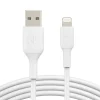 iPhone Oplader - Belkin BOOST CHARGE Lightning til USB-A Kabel 1M - Hvid