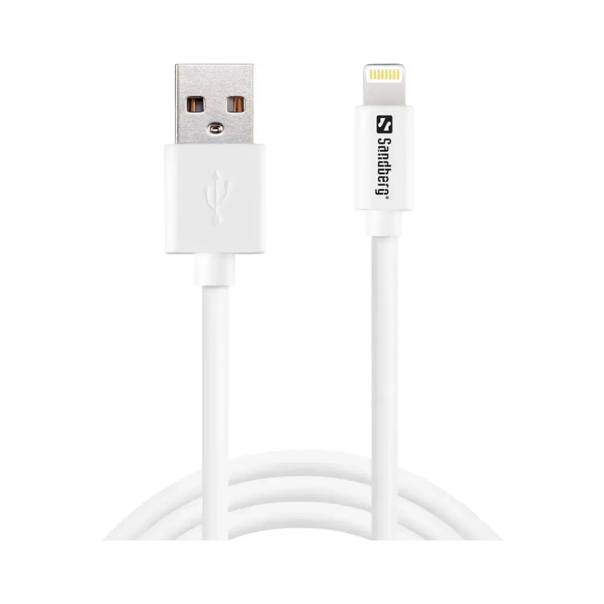 iPhone oplader kabel - Sandberg USB>Lightning MFI 1m SAVER