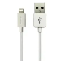iPhone oplader kabel - Sandberg USB>Lightning 1m sync|charge cable White