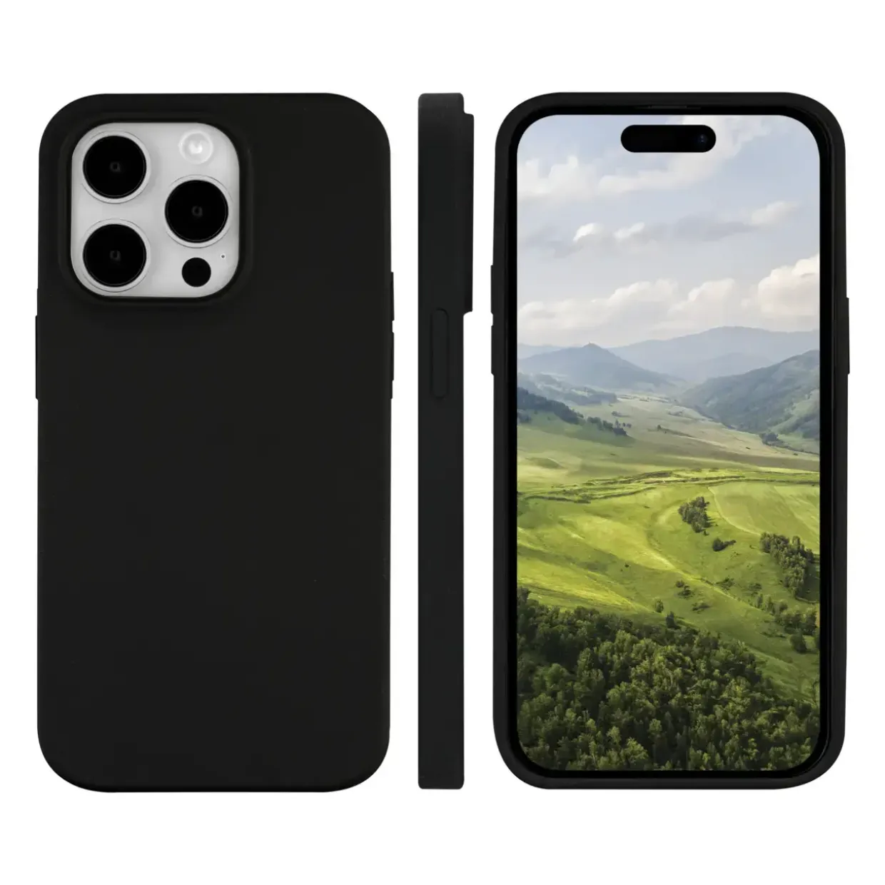 iPhone 15 Pro cover - Dbramante1928 Monaco - MagSafe - Sort