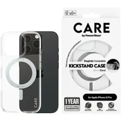iPhone 16 Pro Cover - PanzerGlass Care - MagSafe/Kickstand - Klar - 1 stk