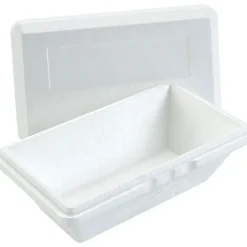 Isboks 750 ml hvid EPS med låg - 230 stk