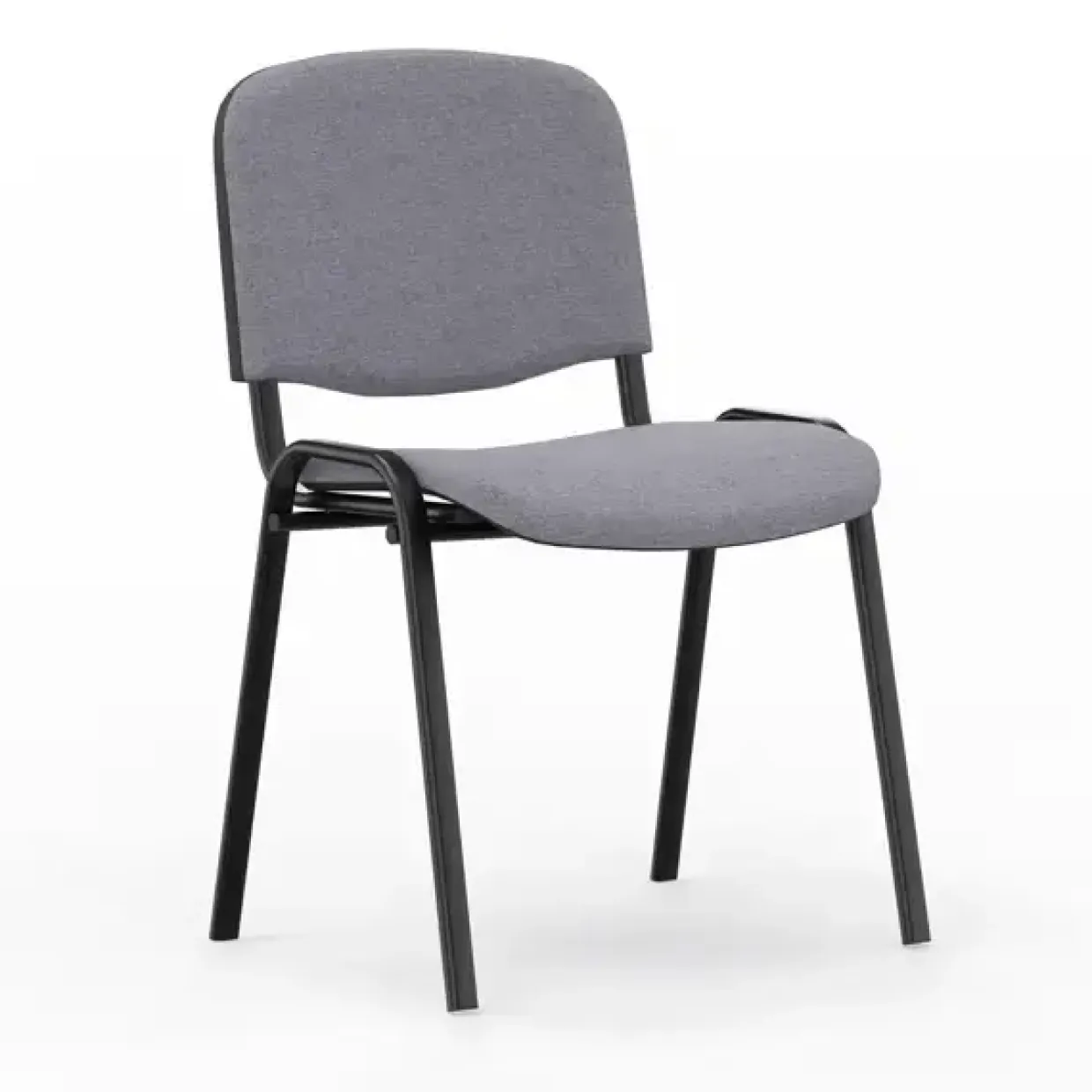 Iso stol, Grå med sorte stoleben