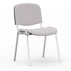 Iso stol, Lys grå med alugrå stoleben