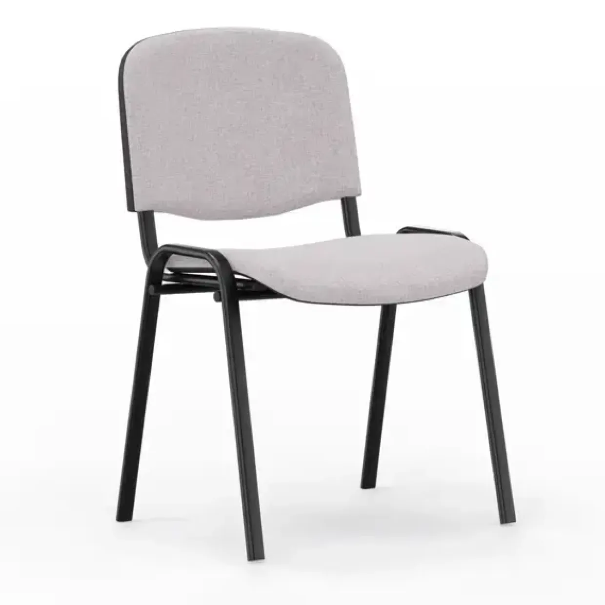 Iso stol, Lys grå med sorte stoleben