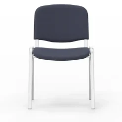Iso stol, Mørk blå med alugrå stoleben