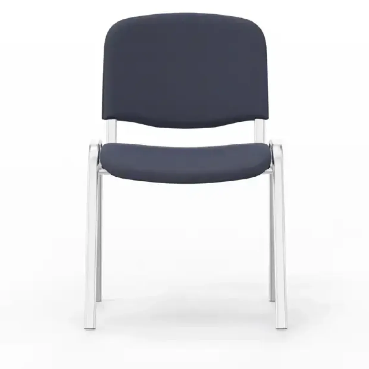 Iso stol, Mørk blå med alugrå stoleben