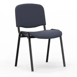 Iso stol, Mørk blå med sorte stoleben