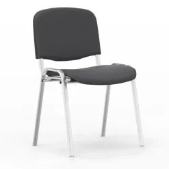 Iso stol, Mørk grå med alugrå stoleben