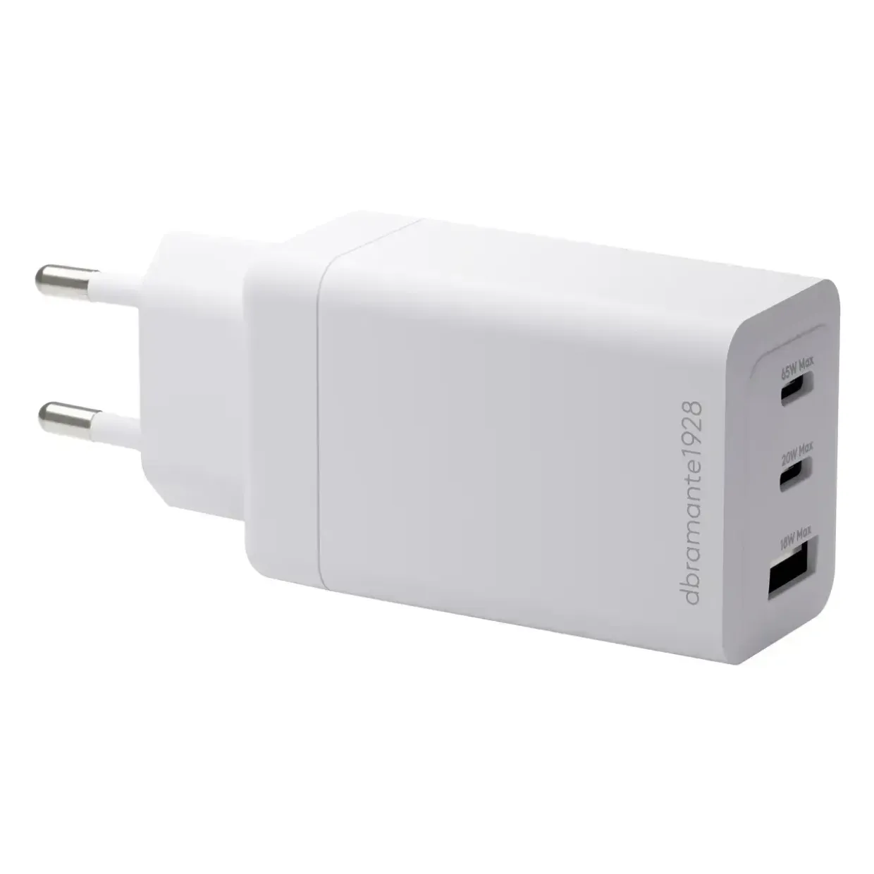 IT Charger - Dbramante1928 re-charge 2xUSB-C 65W + 1xUSB-A Hvid